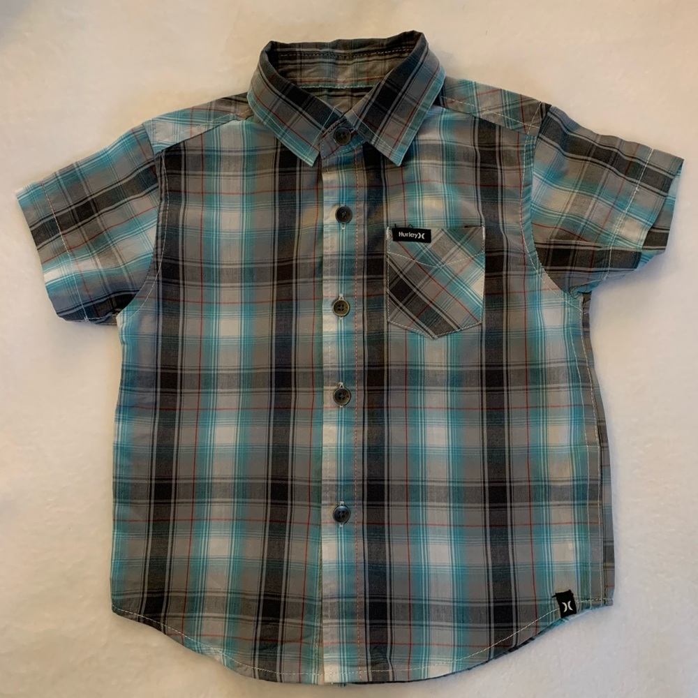 Hurley Button Down short sleeve shirt 18mo